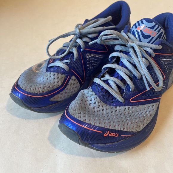 Asics Noosa FF Women's 8.5 Running Shoes Sneakers Athletic Blue T772N - Picture 2 of 10